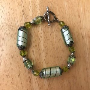 Handmade Vintage Stretch bracelet St Patrick's Day